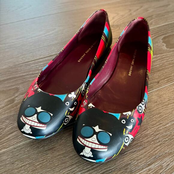 Marc by Marc Jacobs Tartan Plaid “Miss Marc” Ballerina Ballet Flats Womens 39.5 - Picture 1 of 16